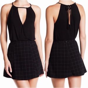 Melrose & Market • Black Surplice Bodysuit